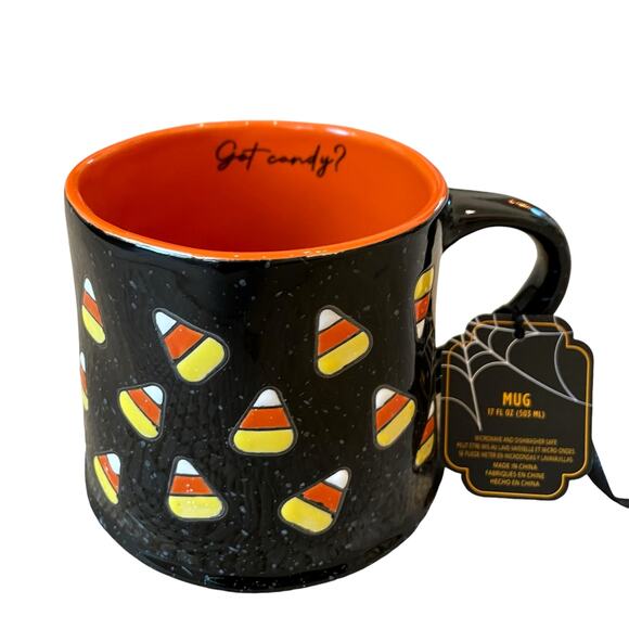 Large Halloween CANDY CORN Mug 17oz Coffee Cup by Global Design Connection New - Picture 1 of 14